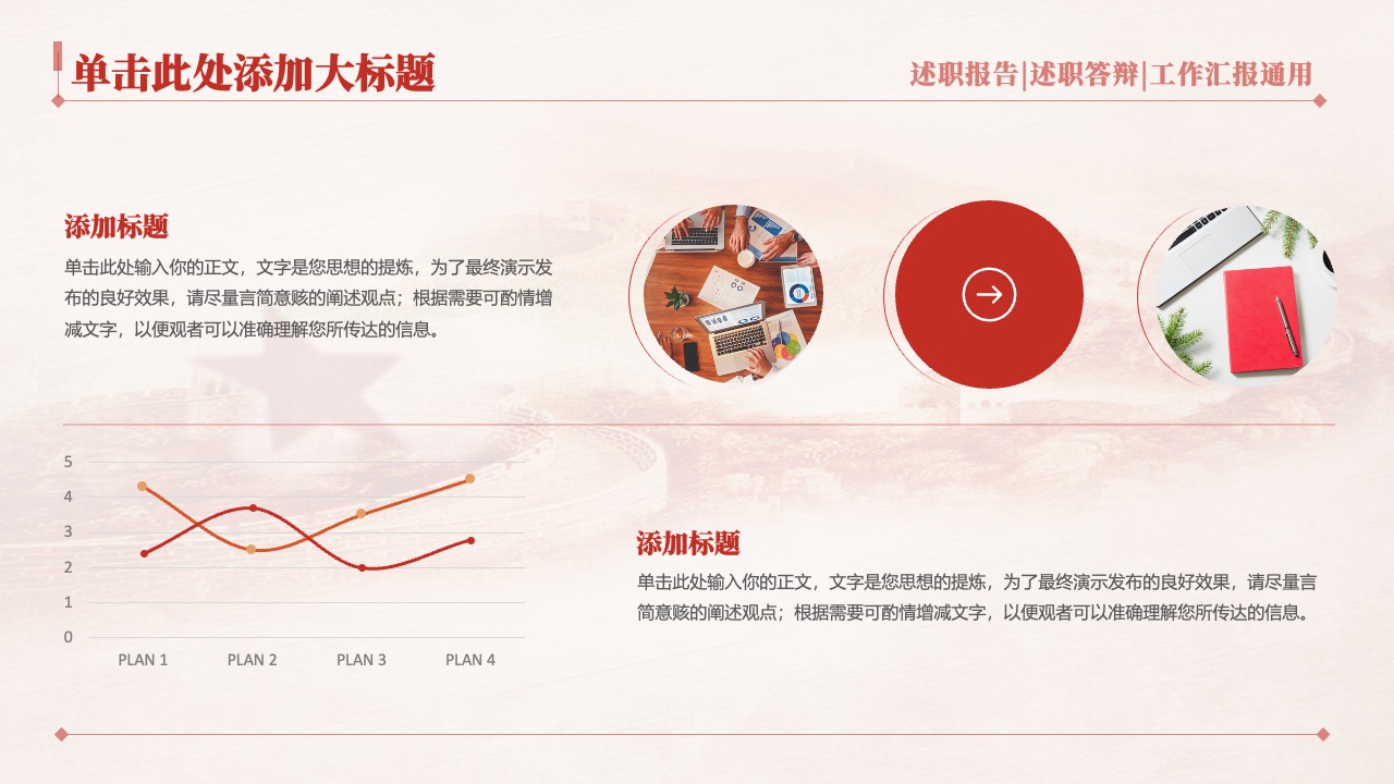 打工人述职报告PPT模板免费下载
