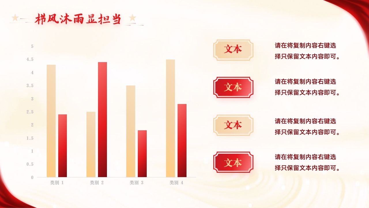 栉风沐雨显担当：责任与担当的体现PPT模板免费下载