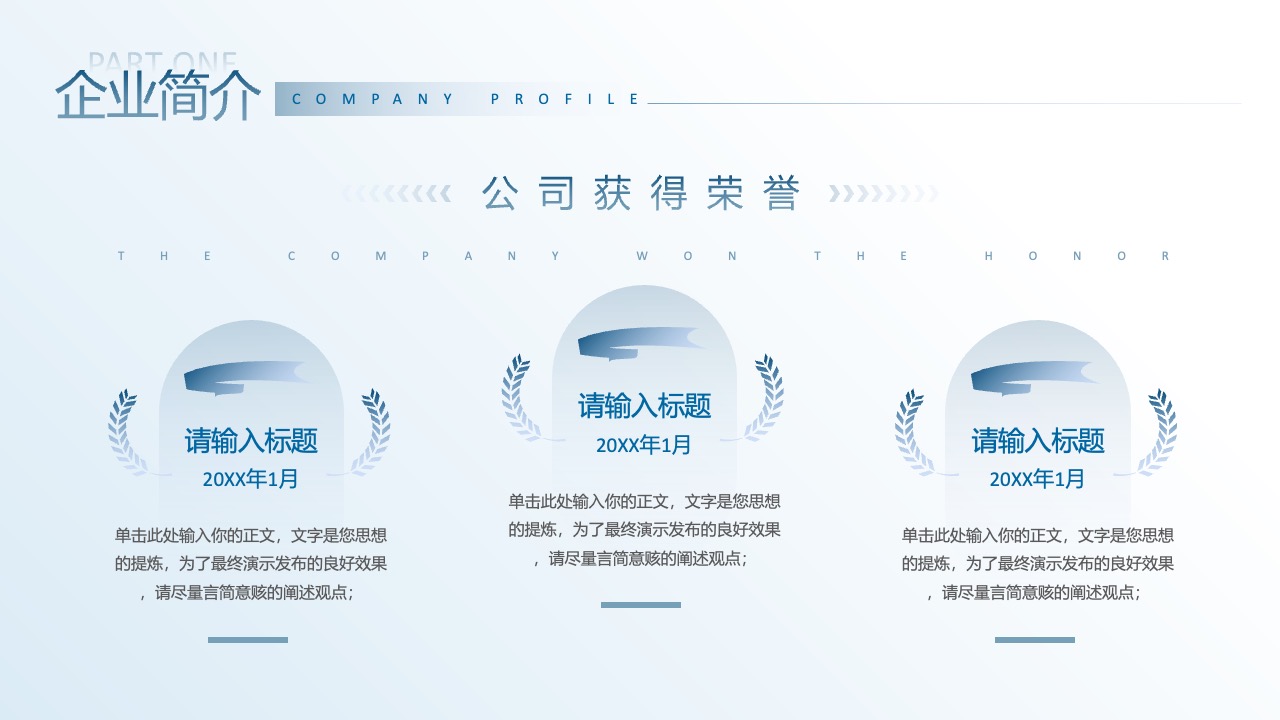 产品介绍与公司信息概述PPT模板免费下载