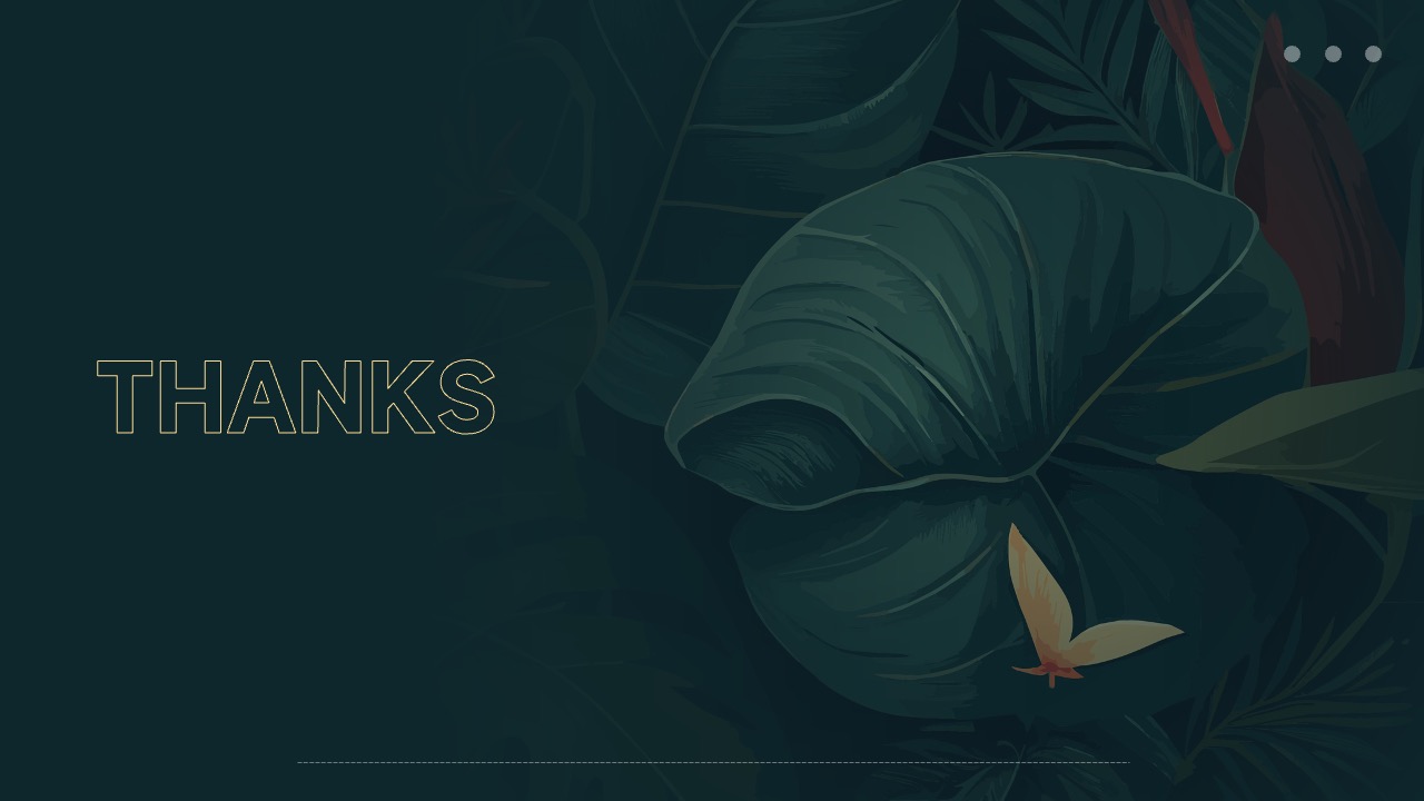 简约风格THANKS页面PPT模板免费下载