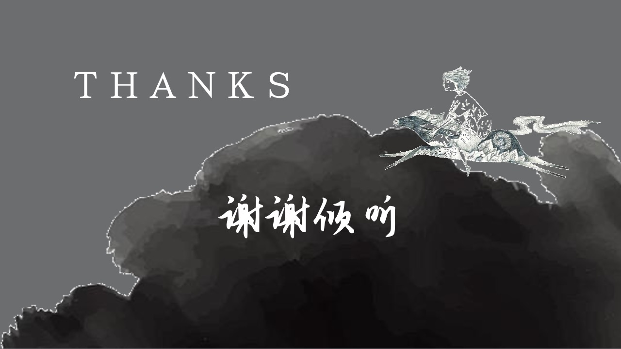 简约风格THANKS页面PPT模板免费下载
