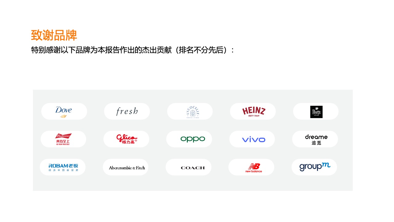 致谢品牌贡献者列表PPT模板免费下载