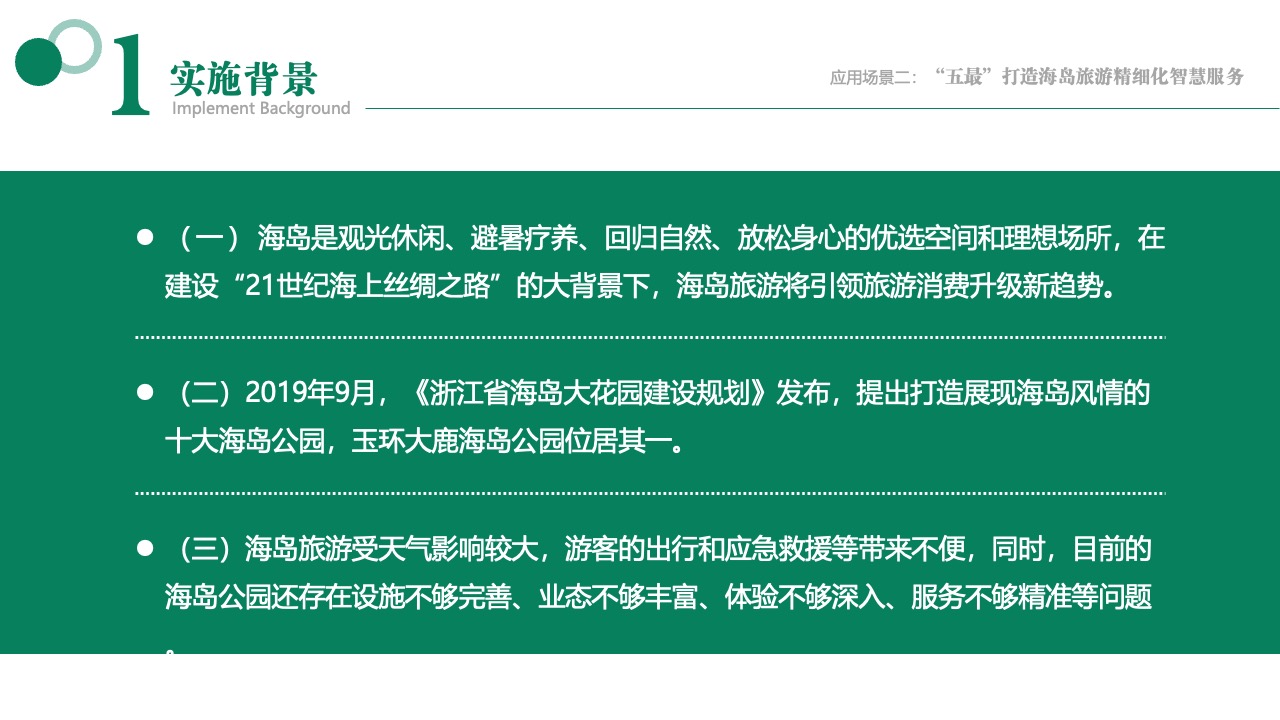 海岛旅游智慧服务：精细化管理与体验PPT模板免费下载