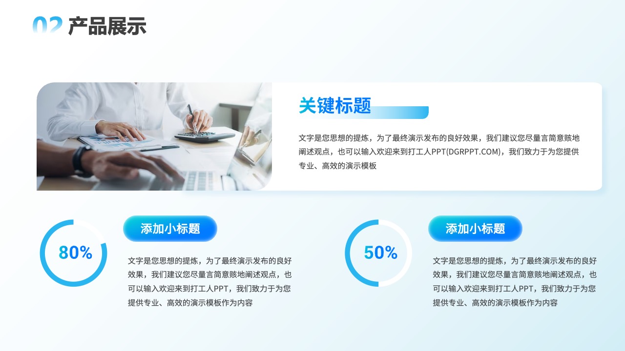 PPT模板  网络公司软件项目汇报ppt模板
