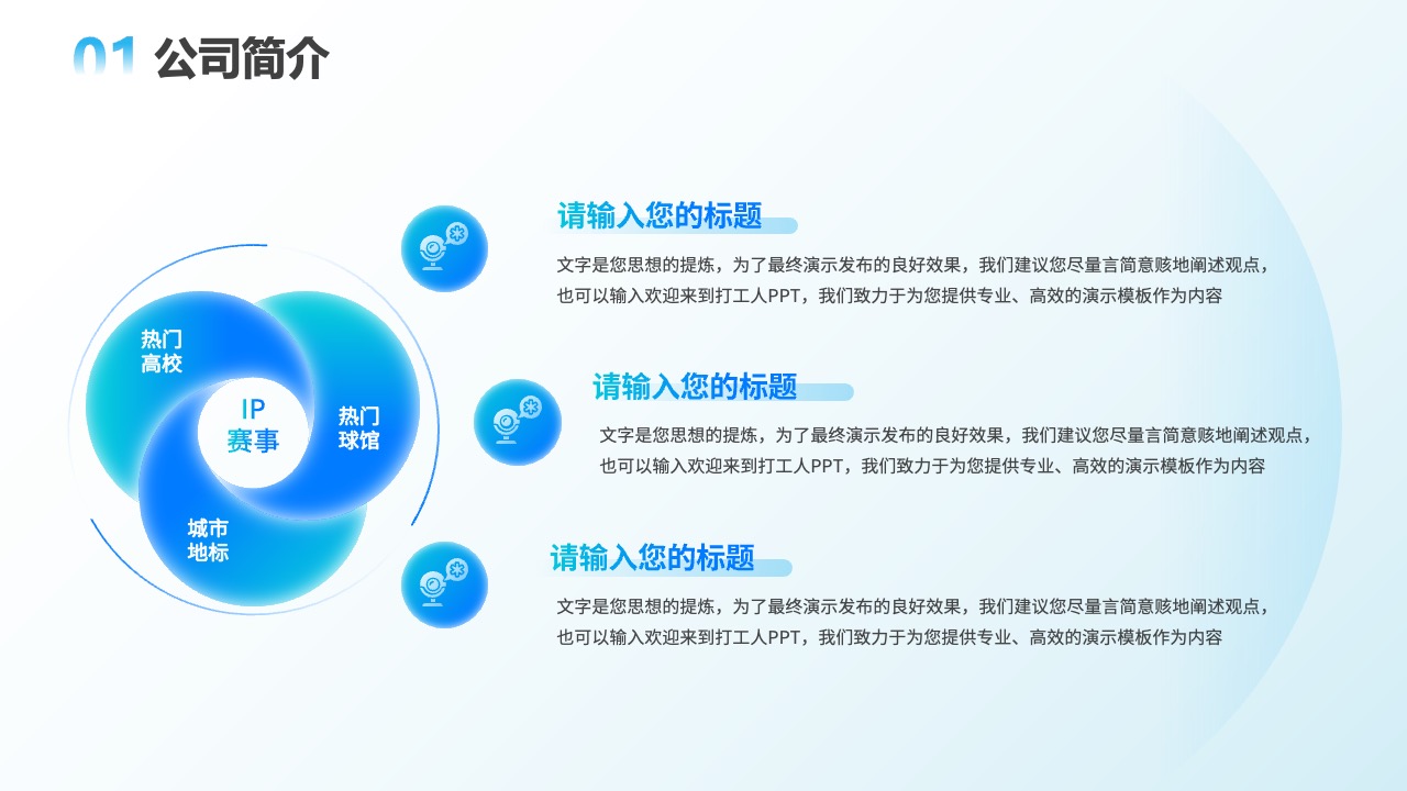 PPT模板  网络公司软件项目汇报ppt模板