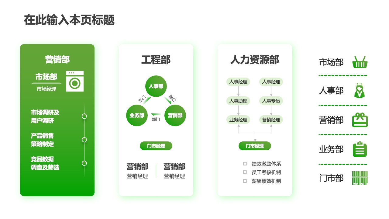 PPT架构  30页互联网使用万能逻辑架构PPT模板免费下载
