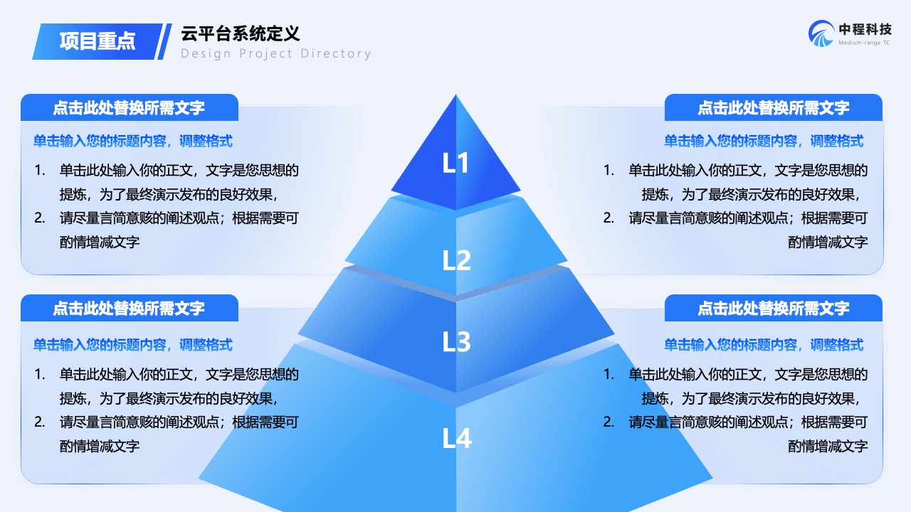 Flower Design PPT架构 PPT模板  企业云平台市场调研报告PPT模板免费下载