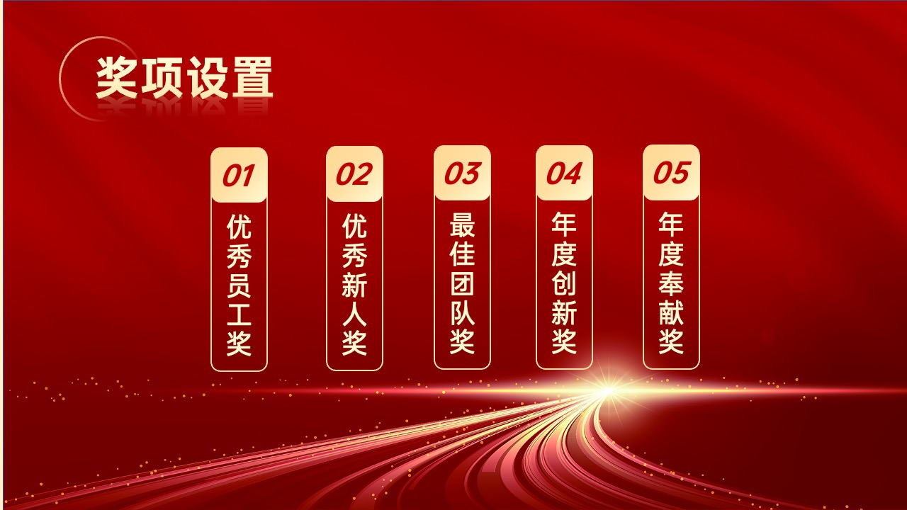 2024年终表彰总结PPT模版 PPT模板 2024年终表彰总结PPT模版