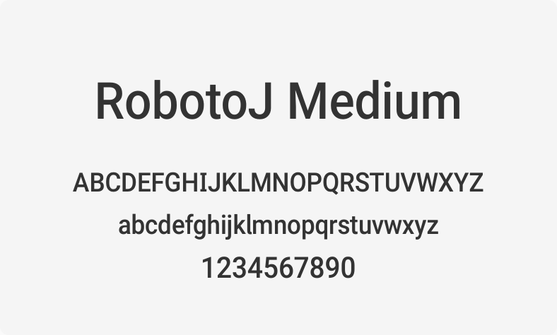 RobotoJ Medium