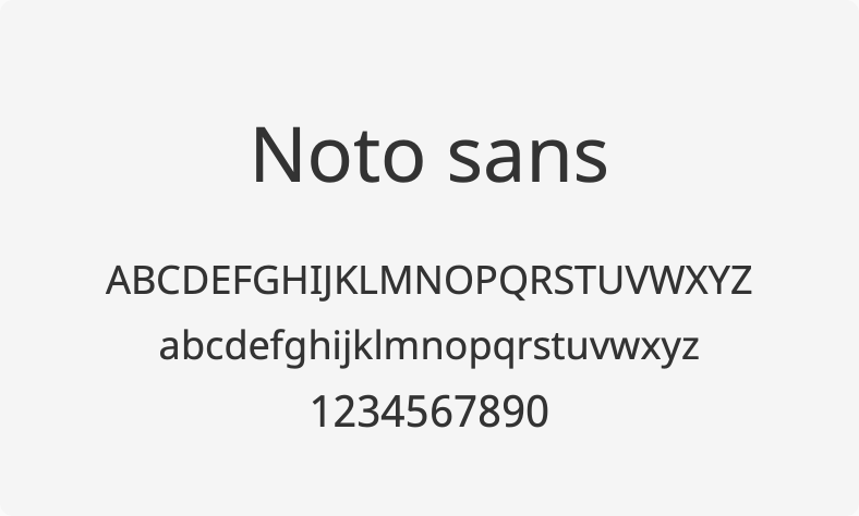 Noto sans