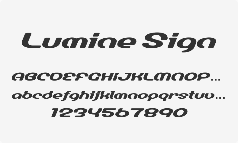 Lumine Sign