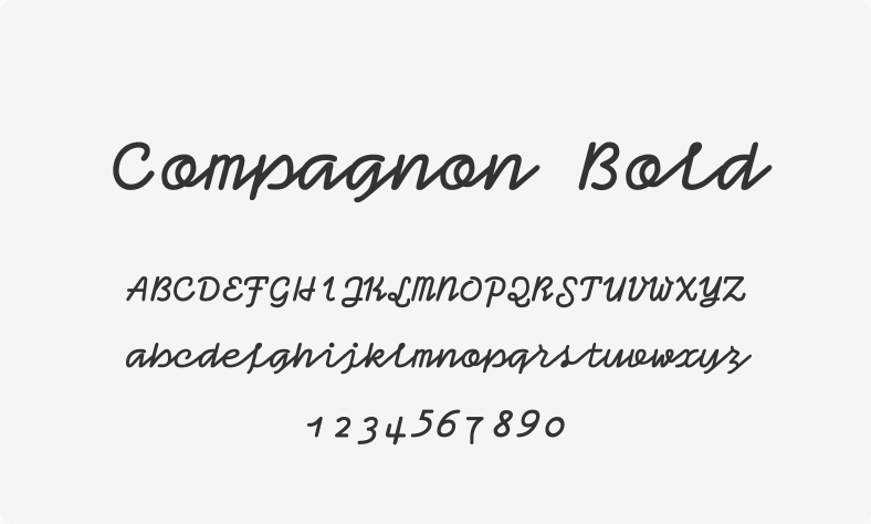 Compagnon Bold