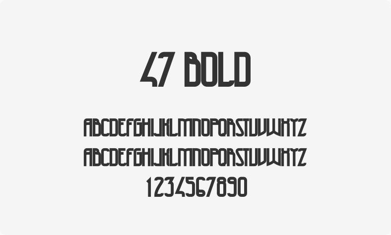 47 Bold