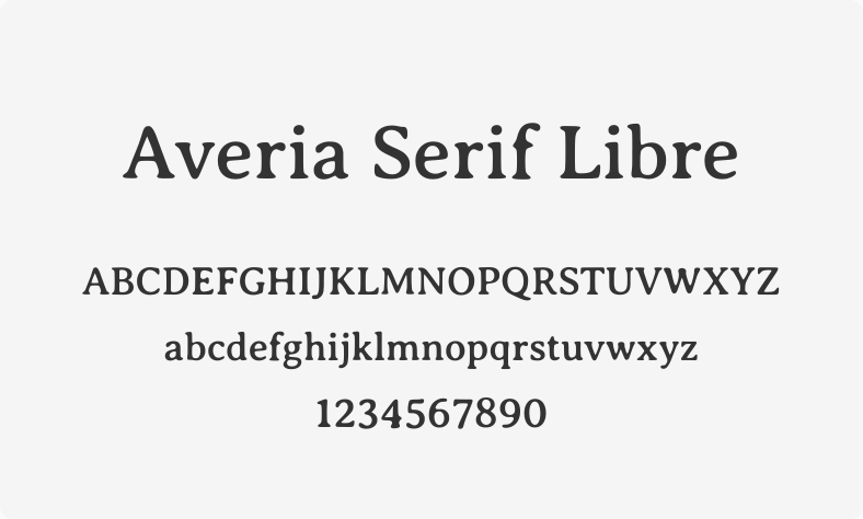 Averia Serif Libre