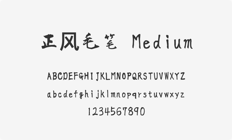 正风毛笔 Medium