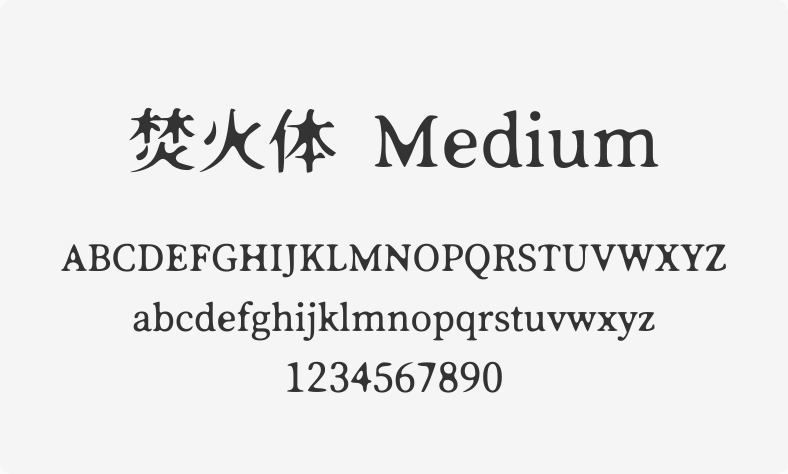焚火体 Medium