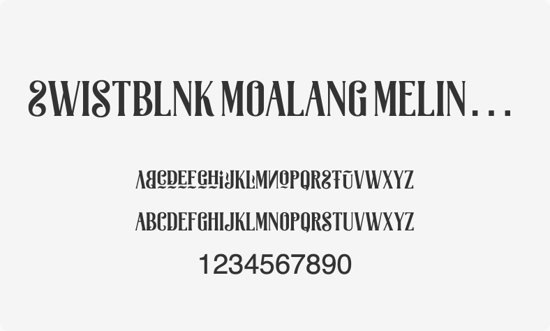 Swistblnk Moalang Melintang