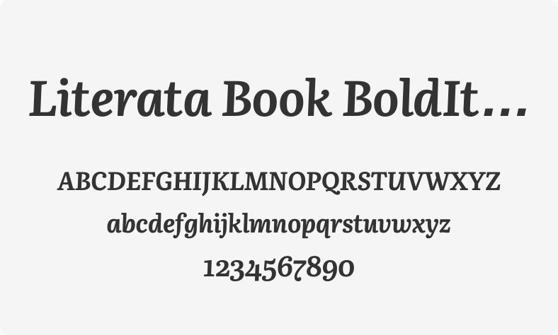 Literata Book BoldItalic