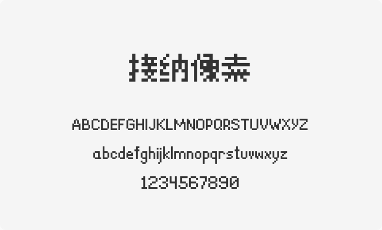 接纳像素