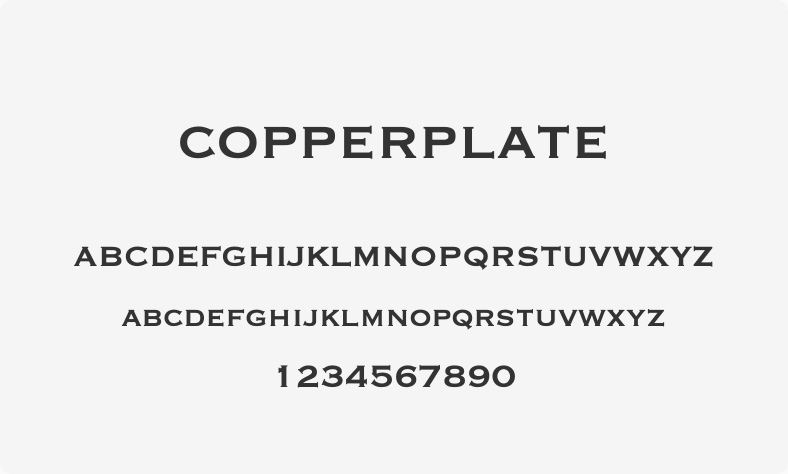 copperplate