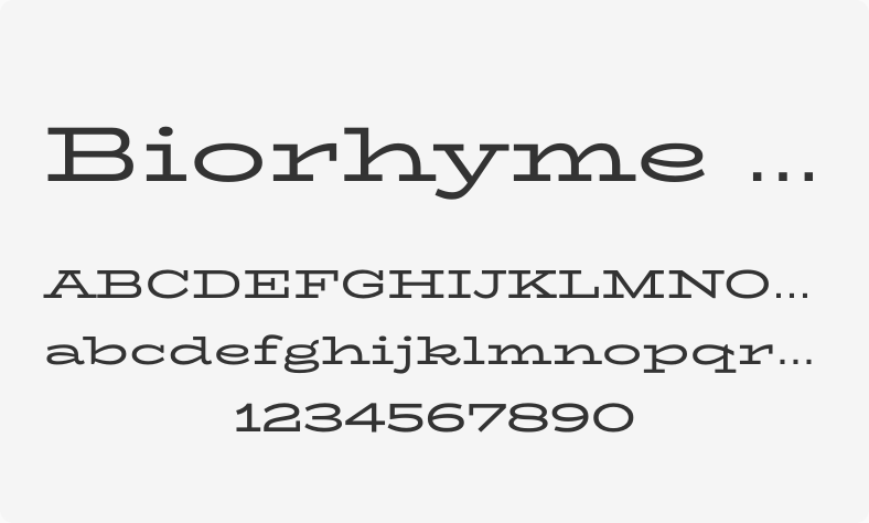 Biorhyme expanded