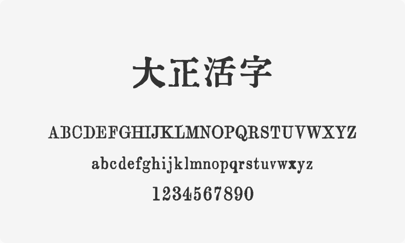 大正活字