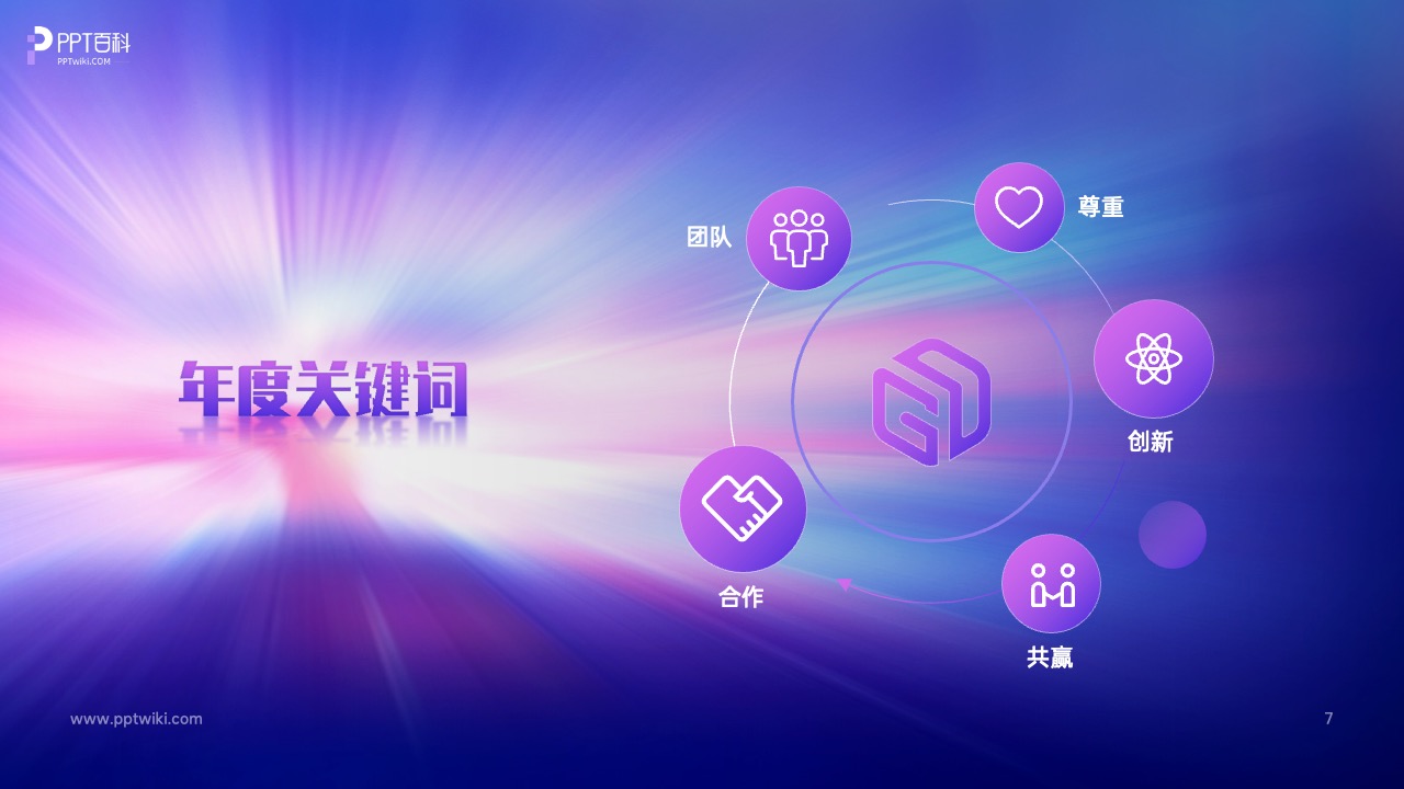 年会科技风高端炫酷PPT模版 PPT模板 年会科技风高端炫酷PPT模版