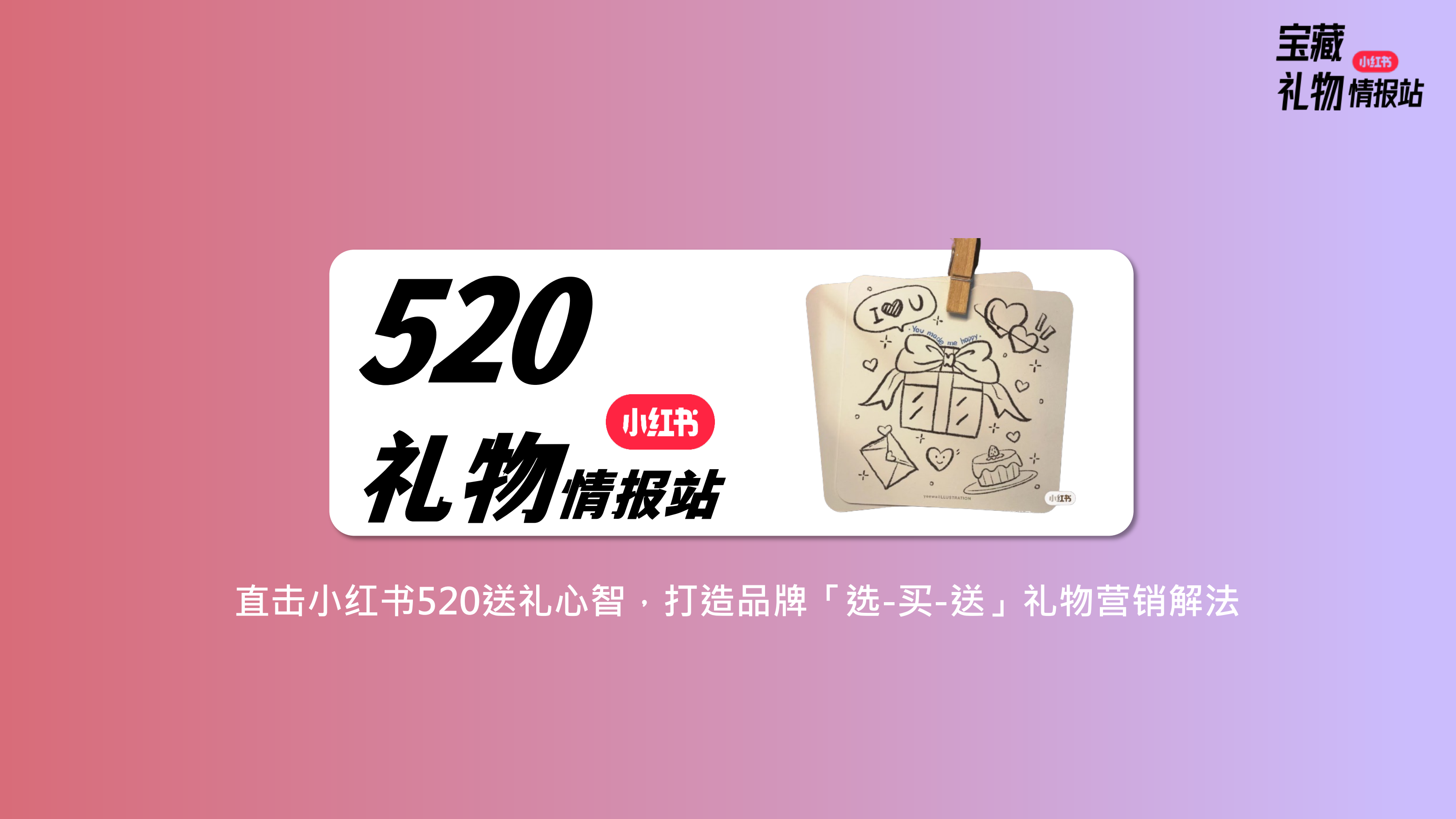 IME美学：小红书营销-小红书520礼物情报站招商方案