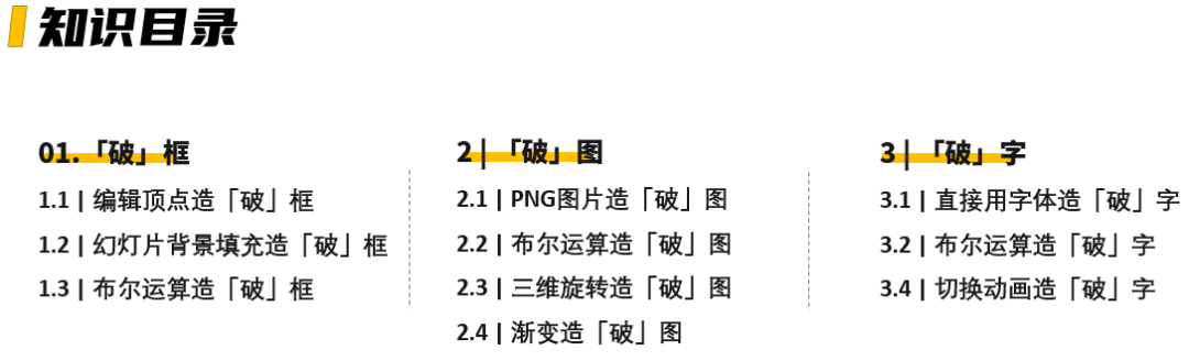 PPT教程  做了上千份PPT，我总结出了让PPT更有设计感的秘密——破！