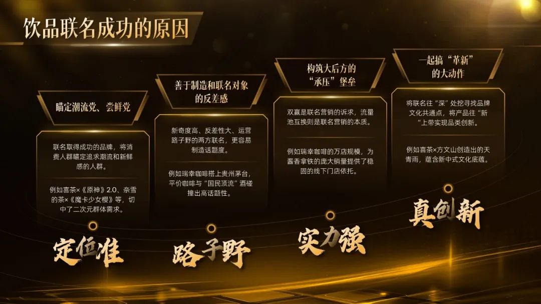 PPT教程  【复盘】年底绝招，这份茶饮品牌跨界联名营销分析PPT要燃爆了