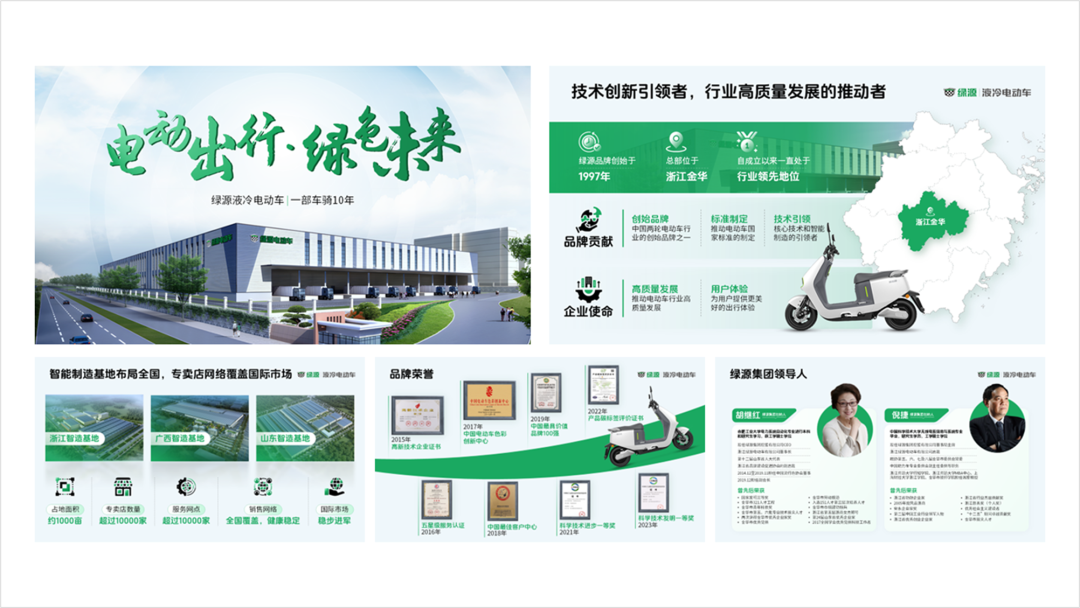 惊呆了!设计了一份绿源电动车PPT,同事说要购买一辆! PPT教程 惊呆了!设计了一份绿源电动车PPT,同事说要购买一辆!