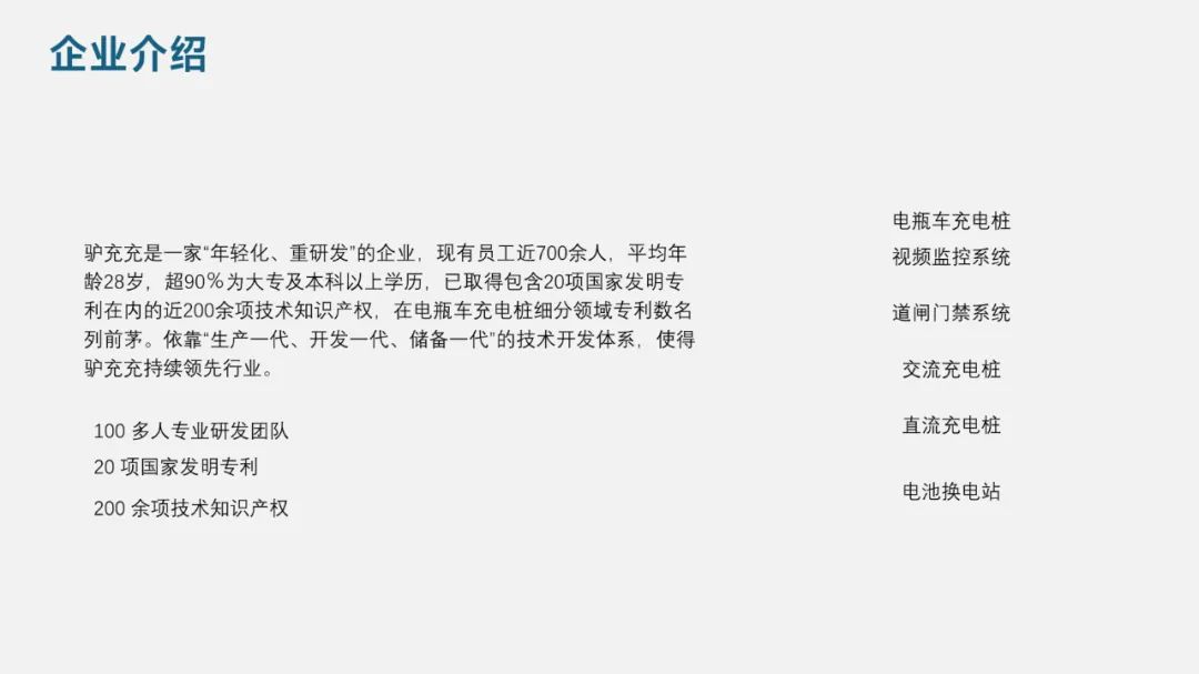 PPT教程  【复盘】给江西驴充充做了一份公司简介PPT，智慧充电看着就很赞