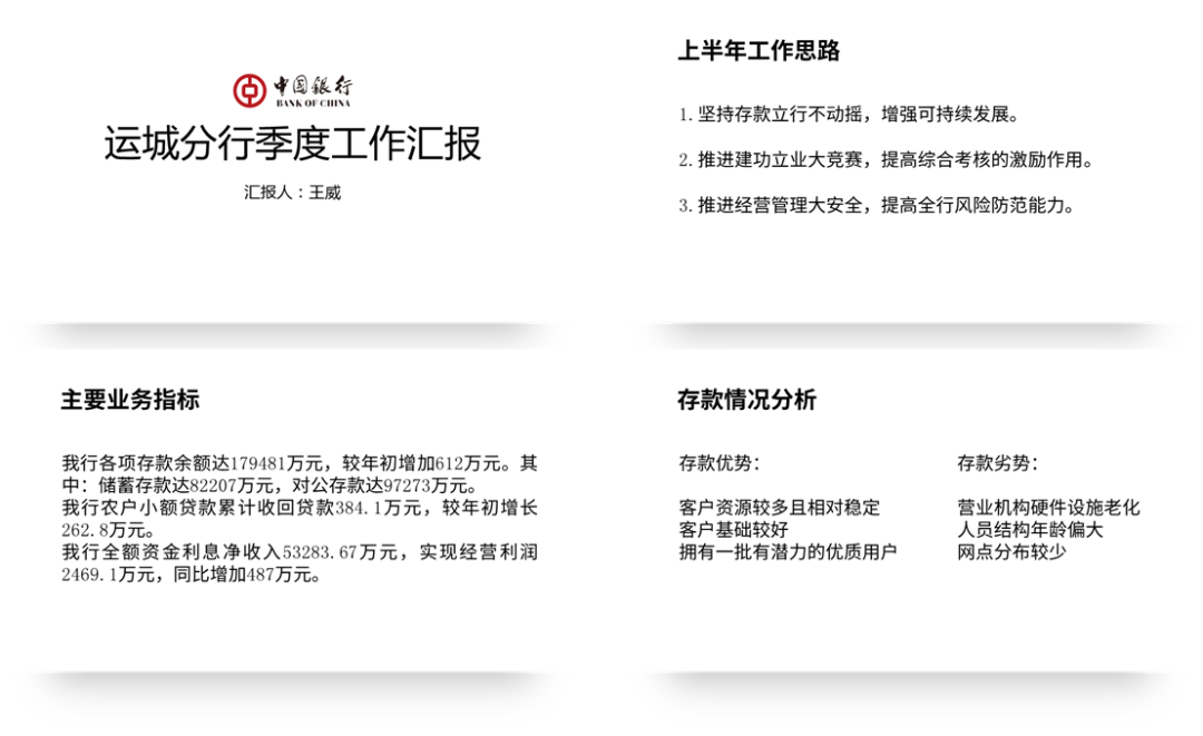 PPT教程  【复盘】熬夜三天，为中国银行的一份工作汇报PPT死磕迭代