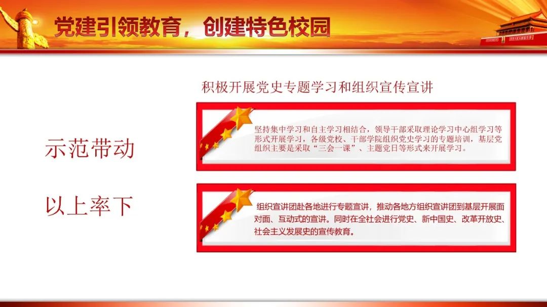 PPT教程  【复盘】修改了一份党政专题PPT，简直是举一反三