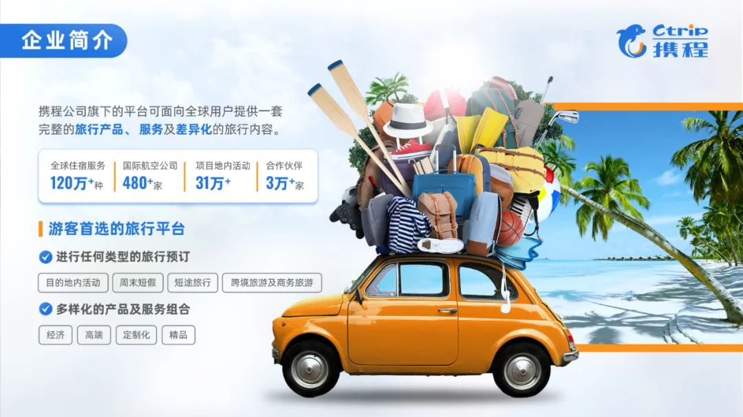 PPT教程  【复盘】给携程旅行做了一份企业介绍PPT，看完心动了