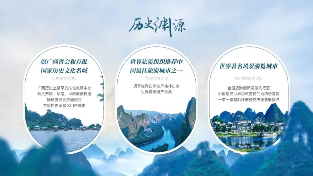 PPT教程  【复盘】给桂林做了一份旅游介绍PPT，果然名不虚传