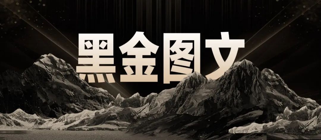 【复盘】图文搭配打造高级黑金风，领导要大气就得这么整