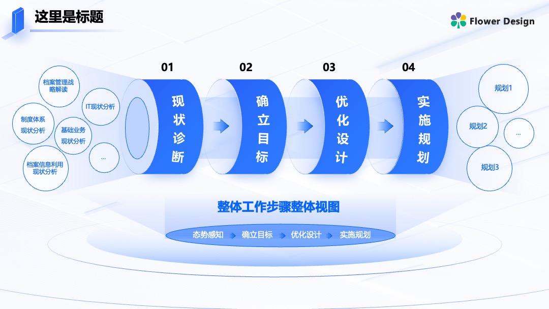 科技风逻辑图企业互联网管理与应用PPT模板免费下载 - PPT百科