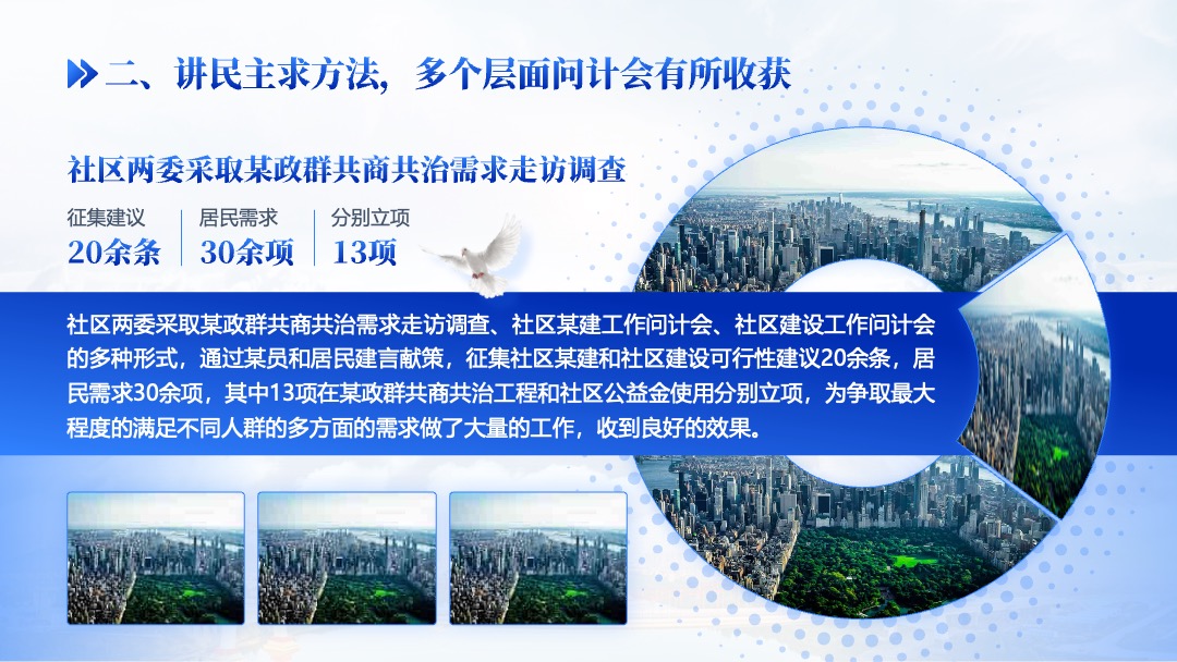 简约蓝橙社区年终总结汇报PPT模板免费下载 PPT模板 简约蓝橙社区年终总结汇报PPT模板免费下载