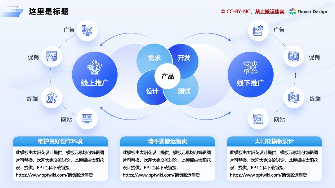 科技风物联网行业研究报告PPT模板免费下载 Flower Design PPT模板 科技风物联网行业研究报告PPT模板免费下载