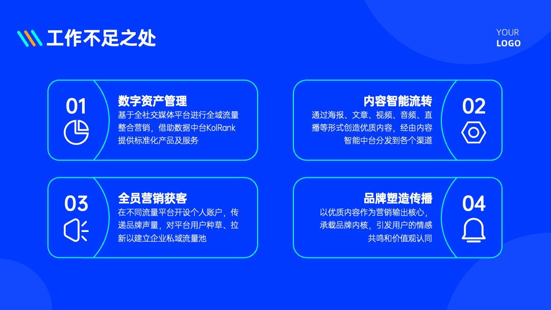 亮蓝色商务风时尚总结汇报PPT模板免费下载 PPT模板 亮蓝色商务风时尚总结汇报PPT模板免费下载