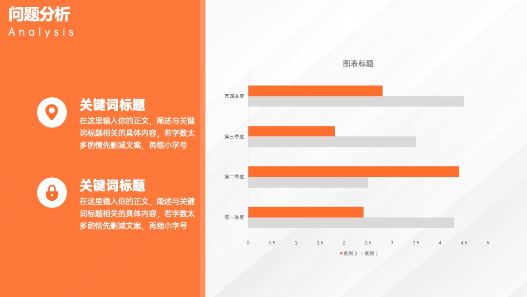 橙色简约工作汇报PPT模板免费下载 PPT模板 橙色简约工作汇报PPT模板免费下载