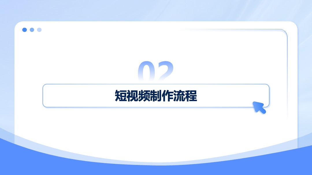 PPT模板  短视频制作学习介绍PPT模板免费下载