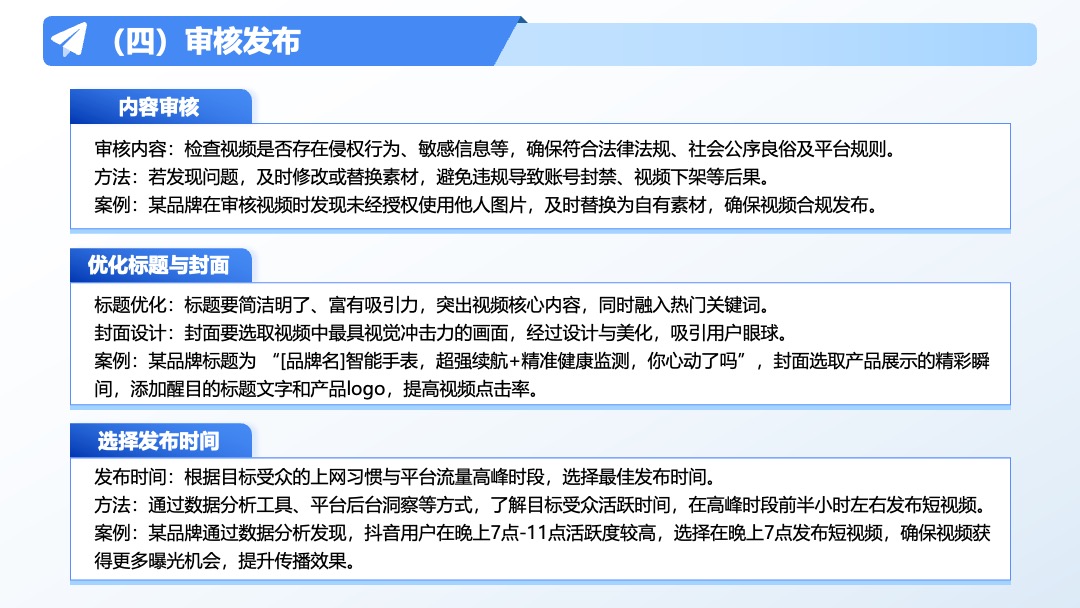 PPT模板  短视频制作学习介绍PPT模板免费下载