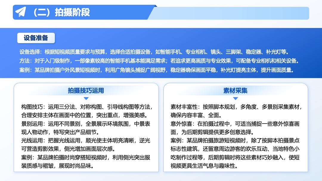 PPT模板  短视频制作学习介绍PPT模板免费下载