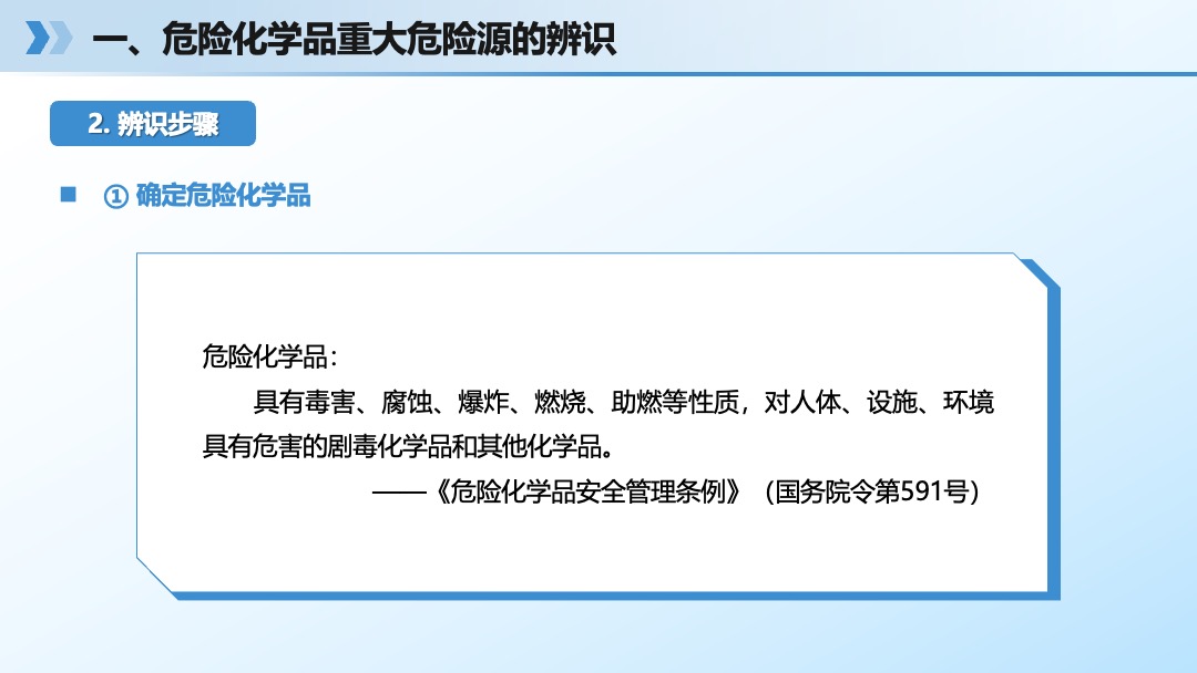 危险化学品重大危险源辨识及管理PPT模板免费下载 PPT模板 危险化学品重大危险源辨识及管理PPT模板免费下载