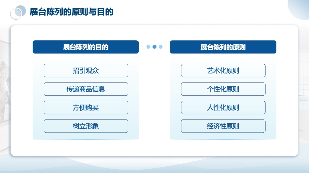 PPT模板  展台陈列拍摄用设计PPT模板免费下载