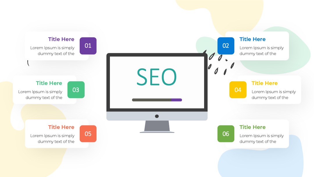 SEO网络关联解析PPT模板免费下载