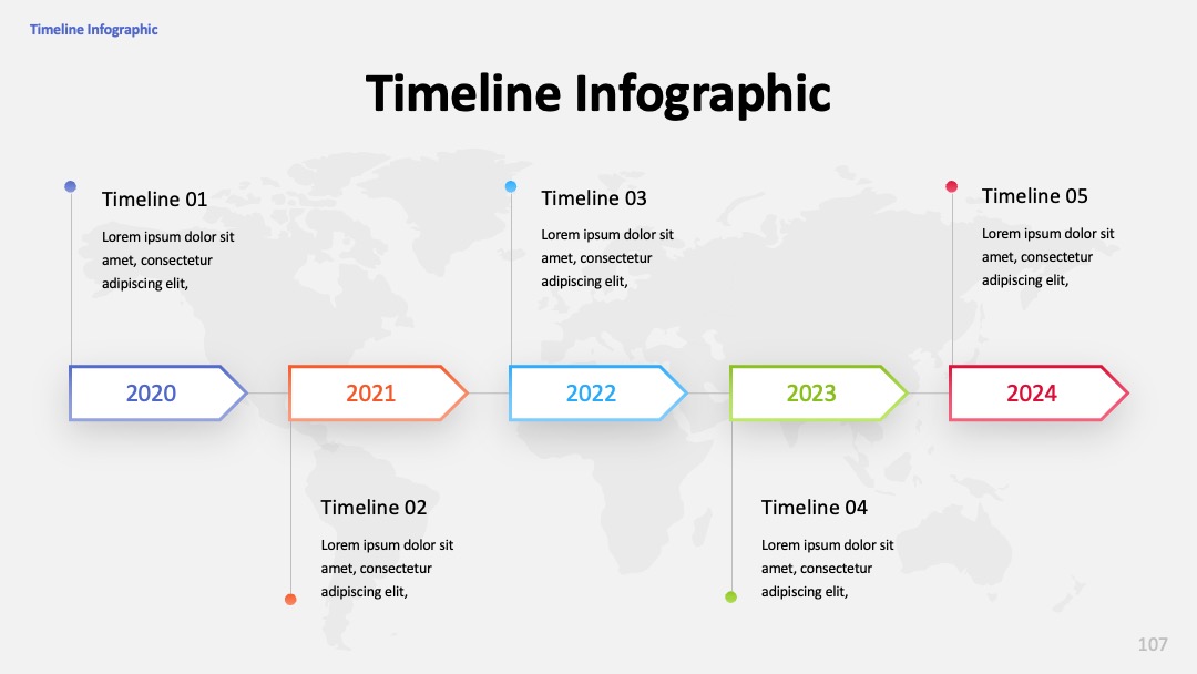 季度工作timeline汇报PPT模板免费下载