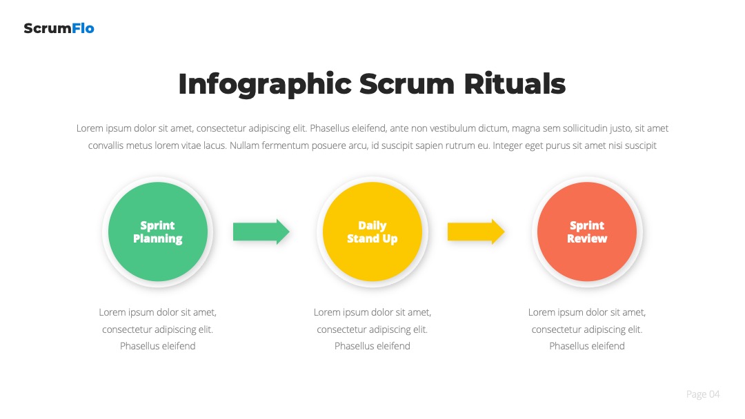 Scrum工件信息图PPT模板免费下载
